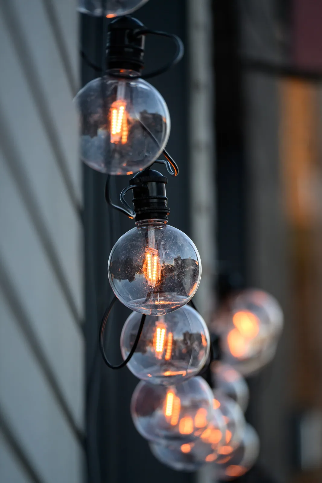 Decorative lamp with bokeh