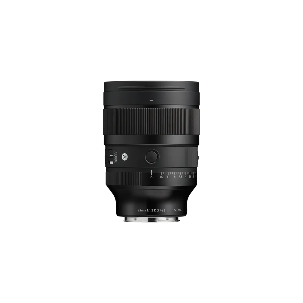 Sigma 85mm F1.2 DG Art (A026), official product image, alternate angle