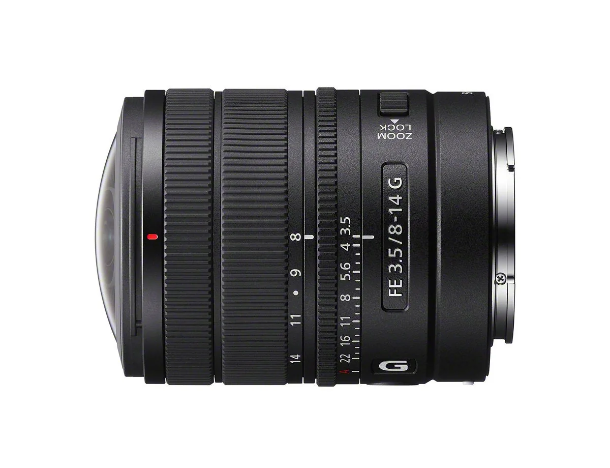 Sony FE 8-14mm F3.5 Fisheye G (SEL814G), official product image